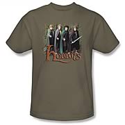 Lord of the Rings Hobbits Green T-Shirt